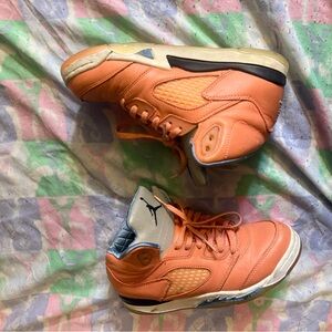 Jordan Kids Shoes in Orange and Blue